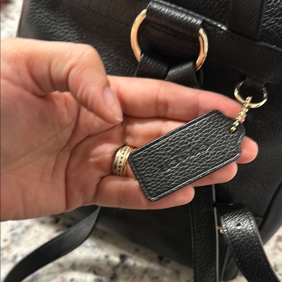 Black Leather Backpack by - Picture 6 of 9